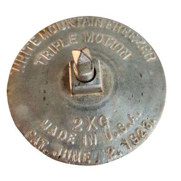 White Mountain Freezer Triple Motion Ice Cream Maker Metal Canister Paddle Inser - Picture 3 of 15